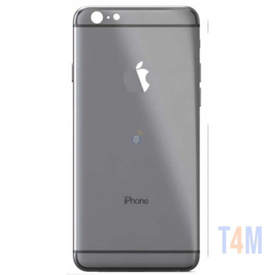 TAMPA TRASEIRA PARA APPLE IPHONE 6 (4.7") CINZA PRETO